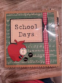 School Scrapbook for Children Memorabilia