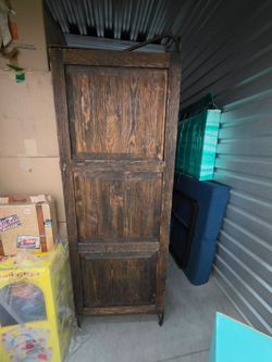 Mexican wood armoire