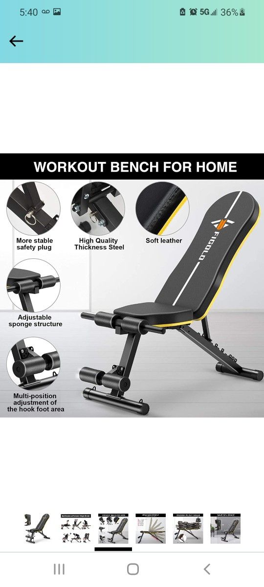 Figolo workout bench hotsell