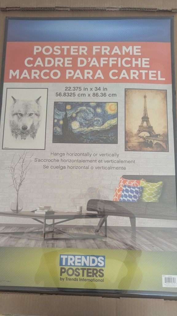 Trends International Poster Frame 22.375x34 Brand New Wrapped