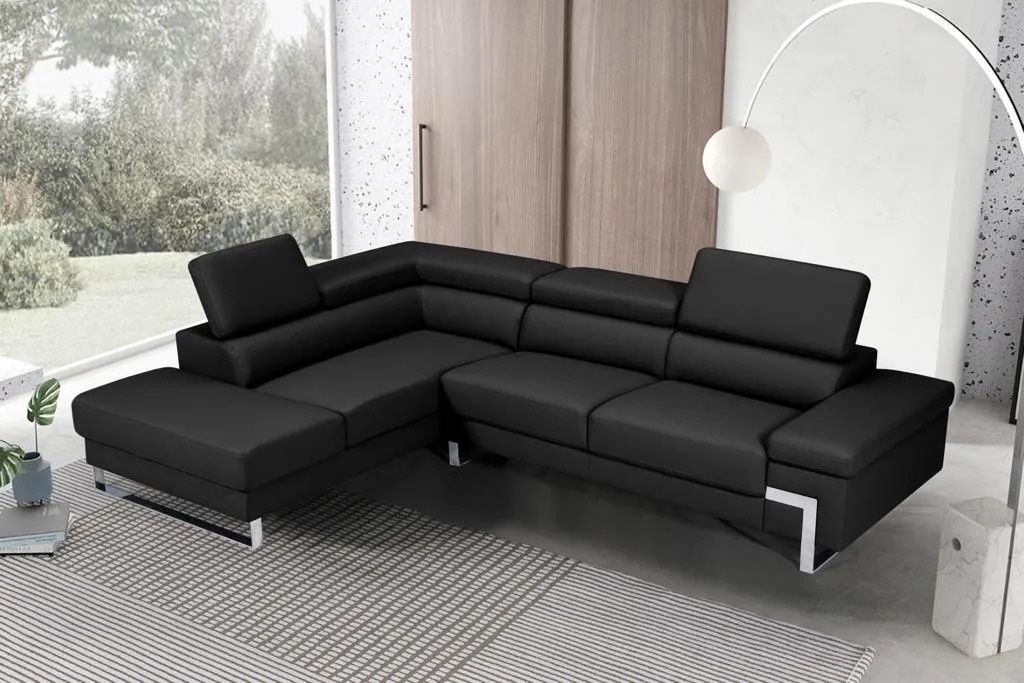 ✨BLACK SECTIONAL SOFA