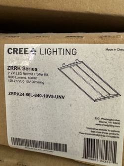 New Cree LED Troffer Retrofit Kit 2*4ft-5000Lumens