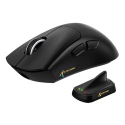 ATTACK SHARK V8 8K Wireless Gaming Mouse Whit 42000 DPI-PAW3950 MAX Sensor-59g Lightweight-Nordic54L15 MCU-400h Battery Life,Triple Modes,Gaming Acces