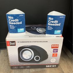 Car Dual SBX101  Car Subwoofer 