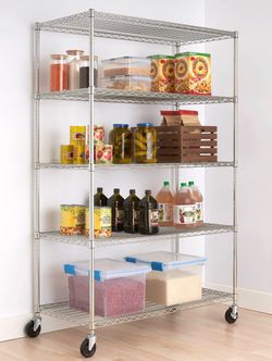Wire shelving racks (6 total)