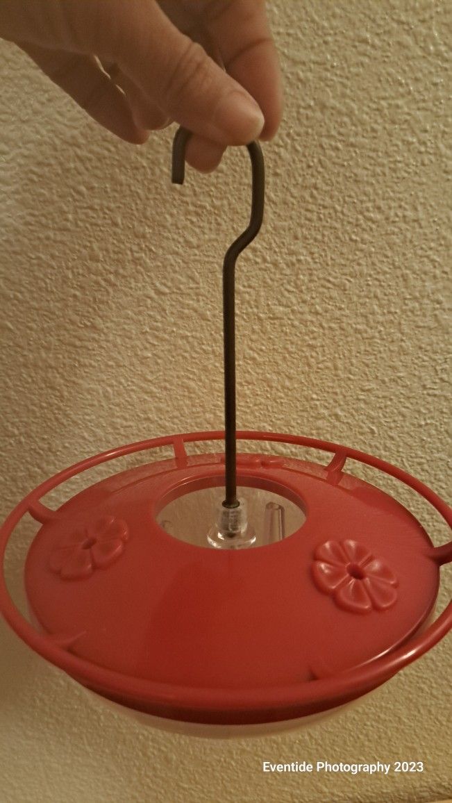 Red Hummingbird Feeder