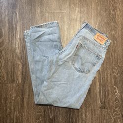 Levi’s 550 Vintage Y2K Men’s Relaxed Fit Jeans Distressed Size 32x32 Light Wash