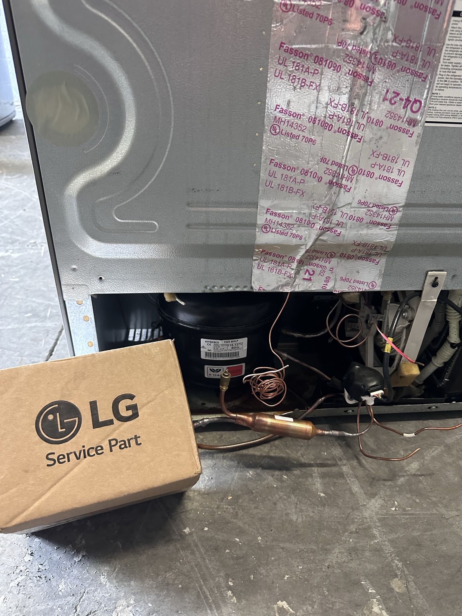 We Fix Today Reparamos Todo Tipo De Refrigeradores We Fix Refrigerator Fridge Samsung LG Frigidaire Whirlpool Maytag Ge General Electric 120 WARRANTY