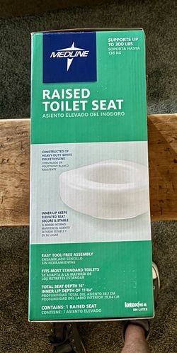 New Raised Toilet Seat