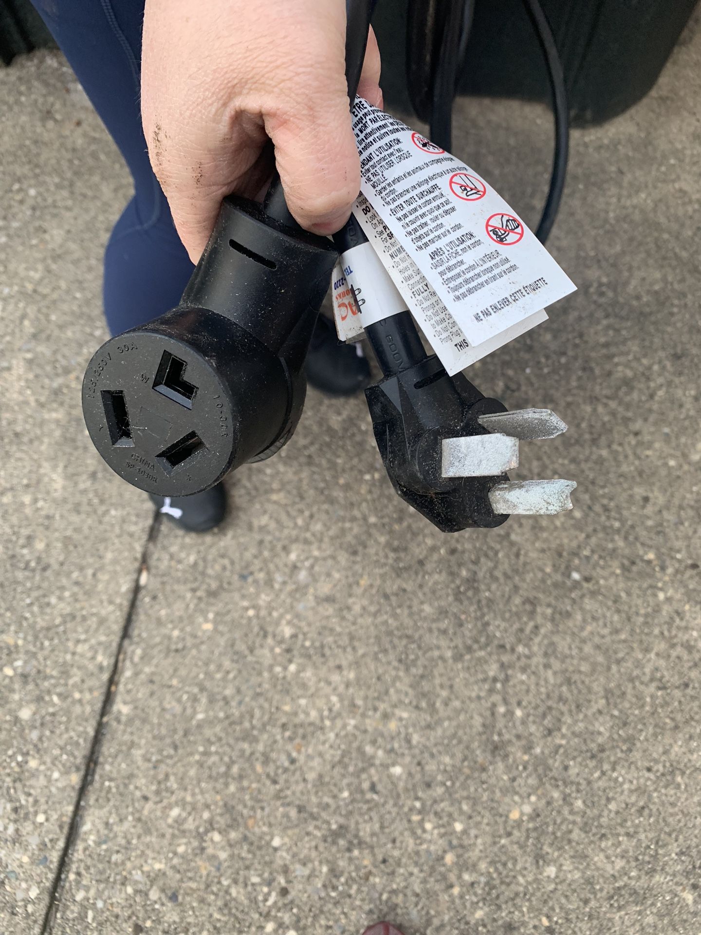 25ft Dryer Extension Cord