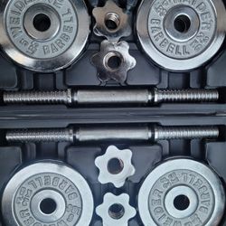 20lbs chrome dumbells Weights