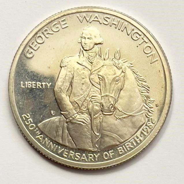 1982 George Washington Proof Silver Half Dollar