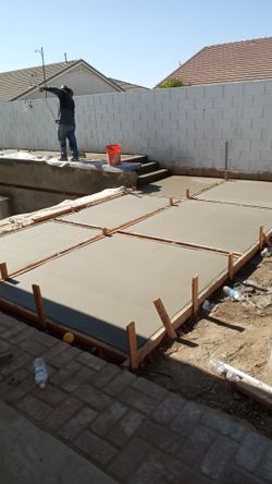 Concrete Slab And Rebar