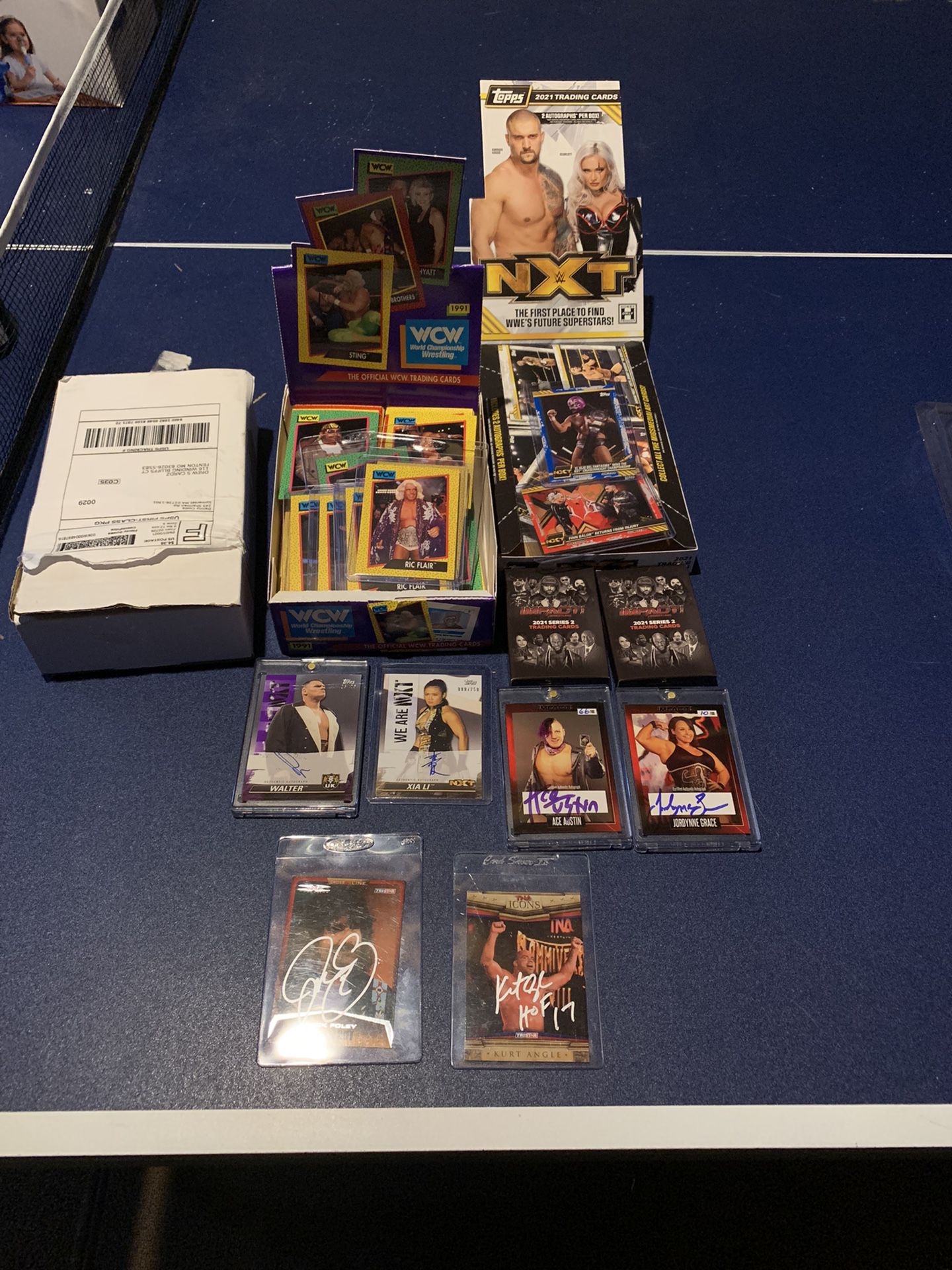 Wrestling Card Lot and Autographs