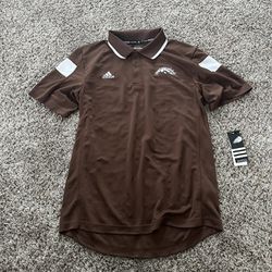 Brown Adidas Polo