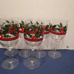 Wine Glasses Christmas 6