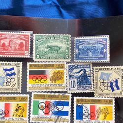Rare Honduras 10 Stamps 