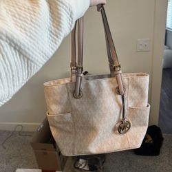 Michael Kors Baby Pink Small Tote