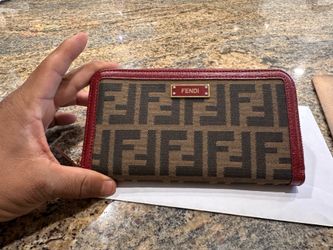 Authentic Fendi Zucca Long Wallet