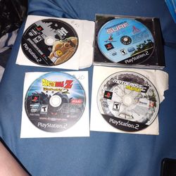 4 Juegos De Play Station 2