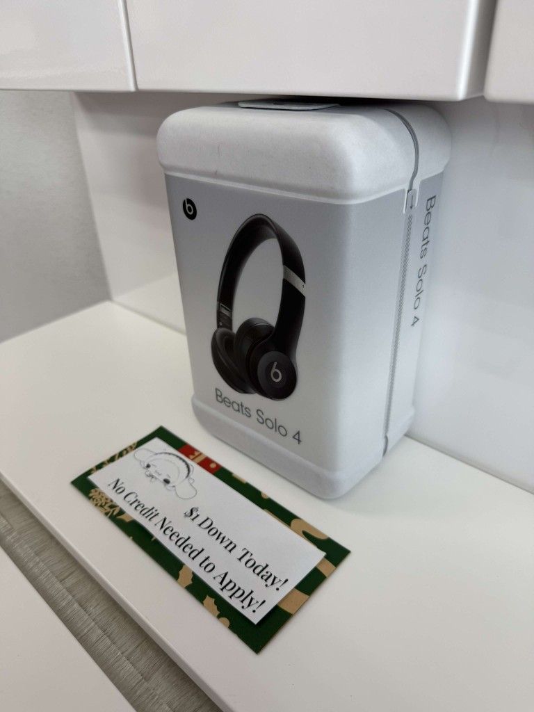 Beats By Dre Solo 4 Bluetooth Headphones - $1 To Take it Home same Day and Pay the Rest later!