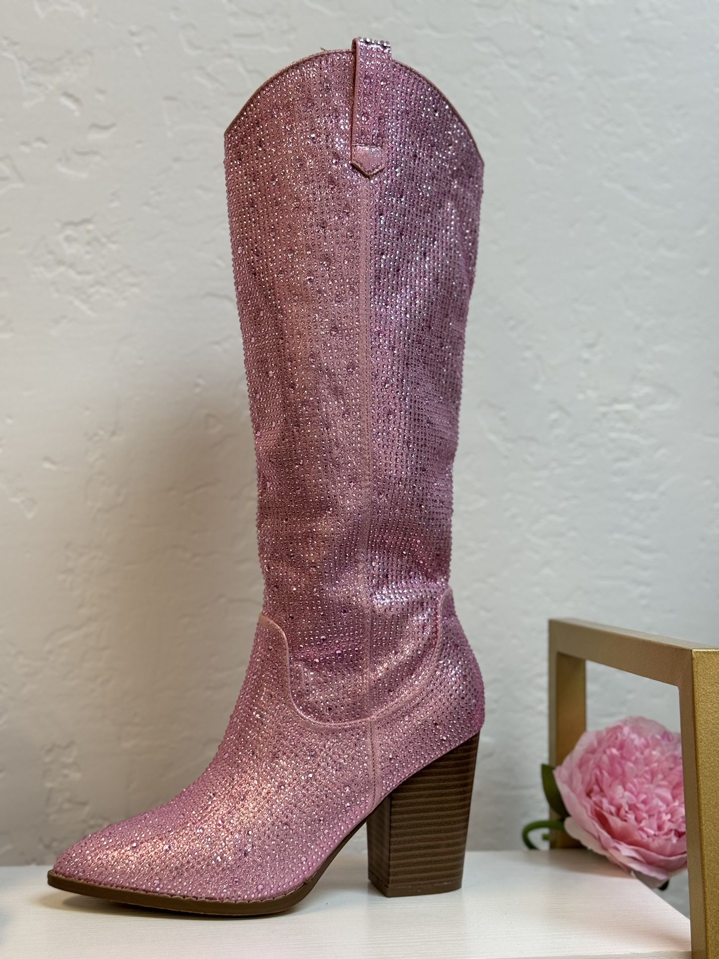 Pink Western boots 