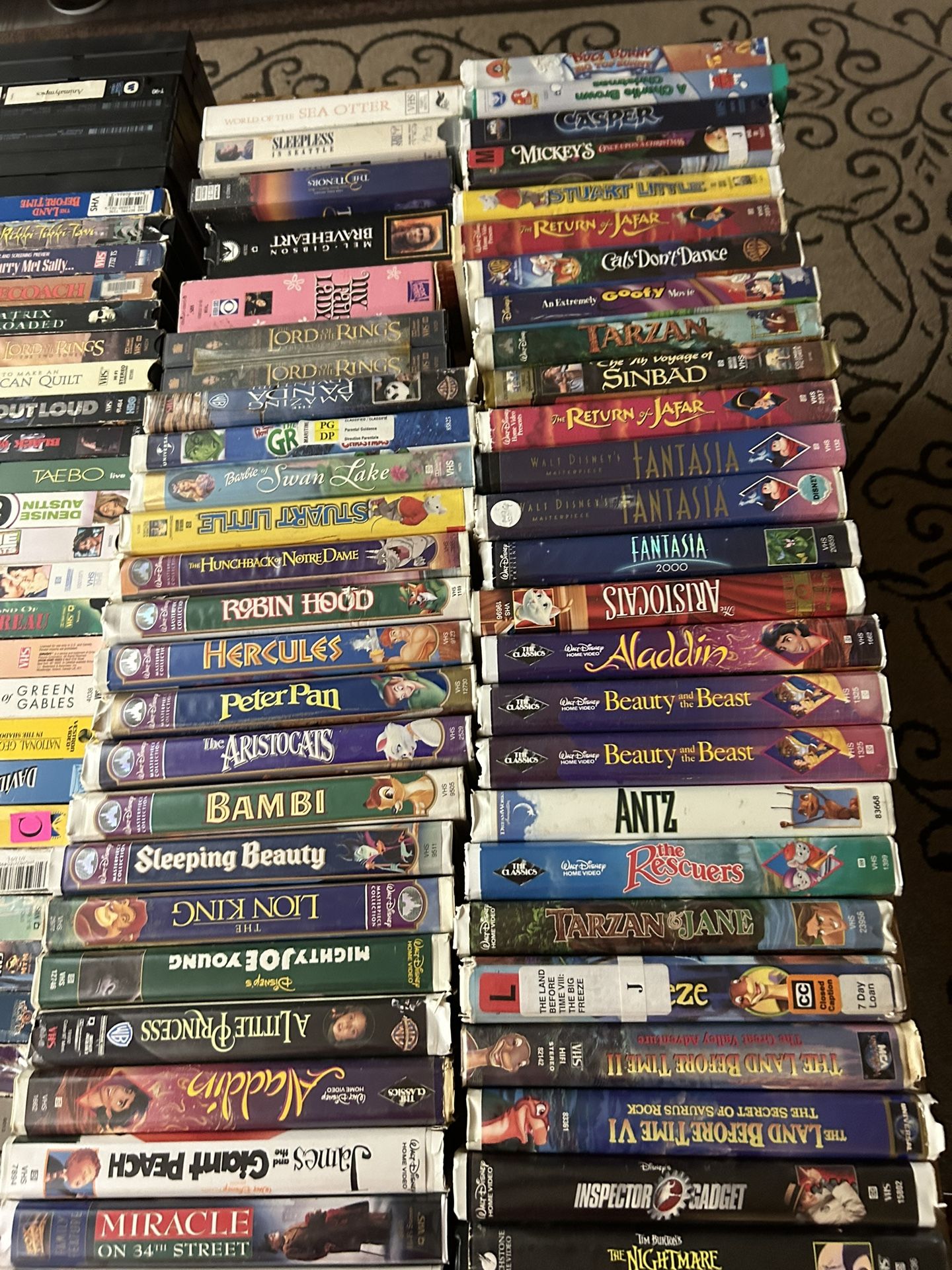 VHS tapes Lot