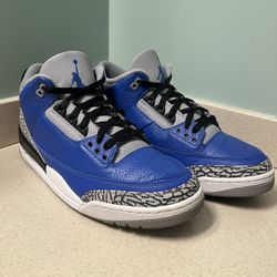 Nike Jordan 3 Retro Varsity Royal Cement Size 13