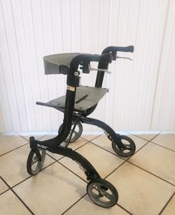 Drive Nitro Foldable Rollator Walker with Seat (No Storage Pouch)
