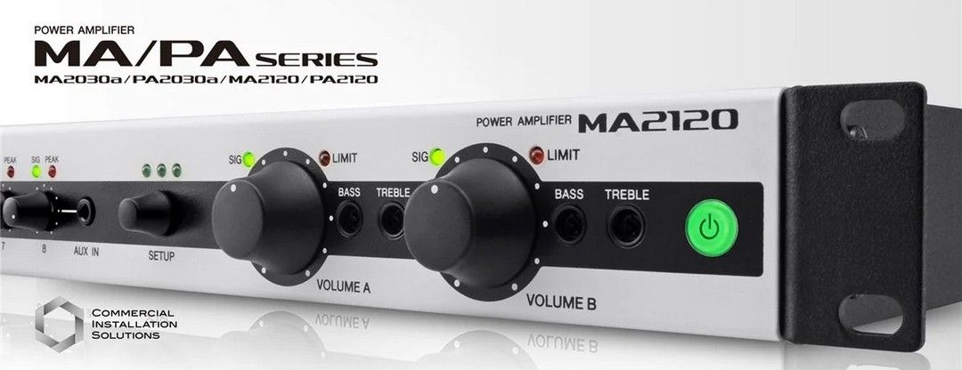 Yamaha PA2120 audio 2x zone amplifier