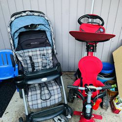 Eddie Bauer Stroller And Tricycle