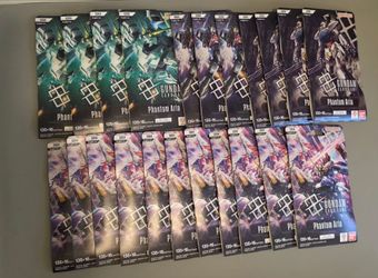 (Lot Of 22) Gundam GD04 Phantom Aria Sleeved Booster Packs Factory Sealed