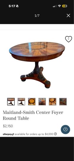 Maitland Smith Round Table
