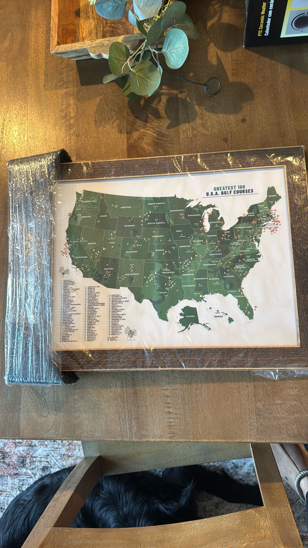 Greatest Golf Courses Pin Board