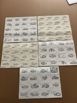Military Tank Recognition Reference Cards Set
