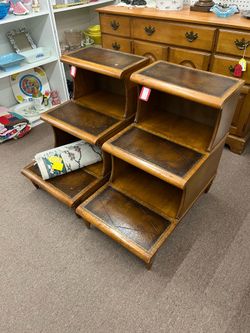 $195 Each - Vintage Library Steps
