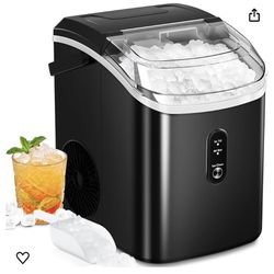 ZAFRO Self Cleaning Countertop Nugget Ice Maker Machine