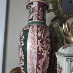 Vases Porcelain Detailed Tooled