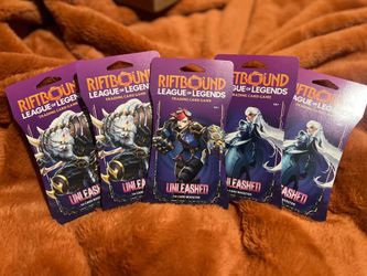 Rift bound Unleashed Sleeved Boosters 5 packs