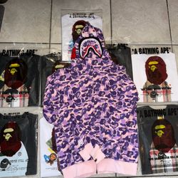 Purple Bape Hoodie