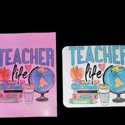 Glittery Notebook And Mouse Pad Set