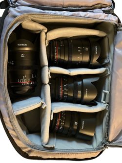 Rokinon 24, 35, 50 & 85mm T1.5 High-Speed Cine DSX Canon EF Mount Lens Bundle