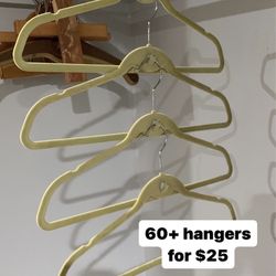 60+ Velvet Hangers Space Saving All For $25