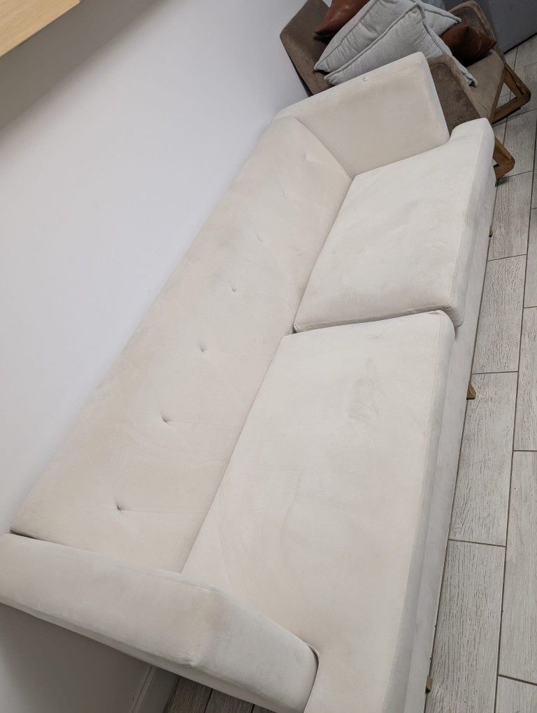 Beautiful Comfortable White Couch