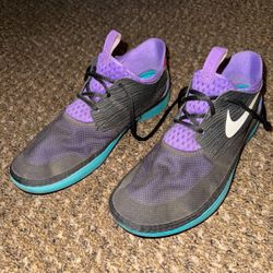 Nike Solarsoft Moccasin - Black Purple Running Shoes - 10 M 11.5 W