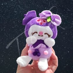 Kuromi Plush Charm Keychain 
