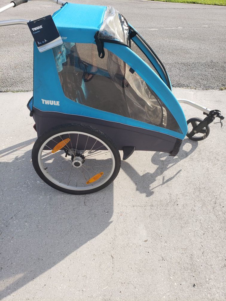 Thule Kids Coaster XT Bike Trailer in Blue