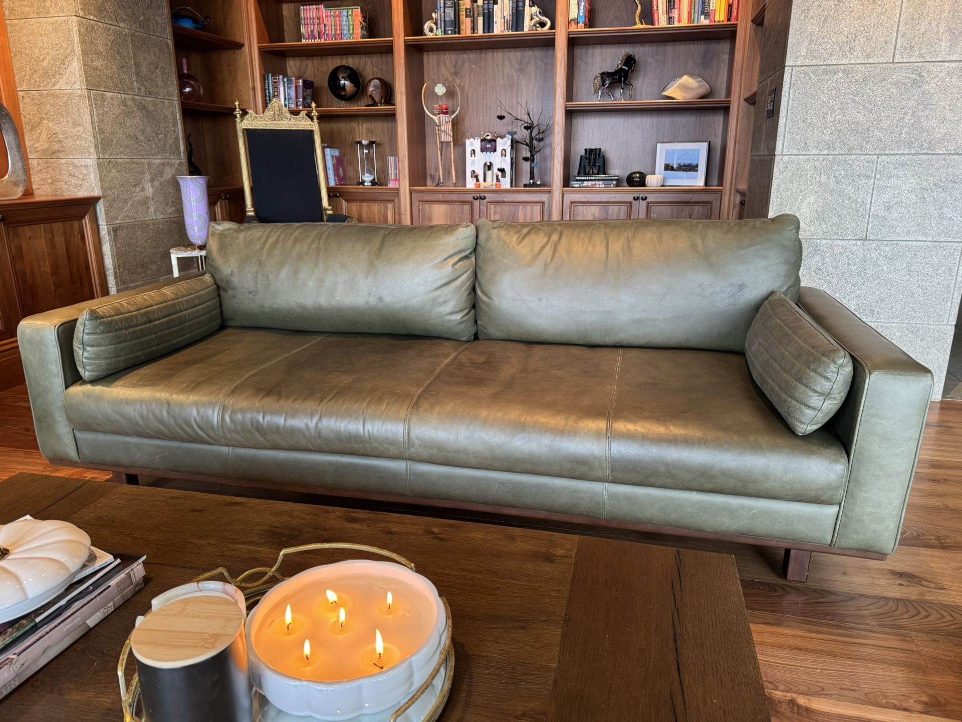 Leather Couch 