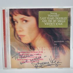 Suzanne Vega Signed Promo CD Album Autographed