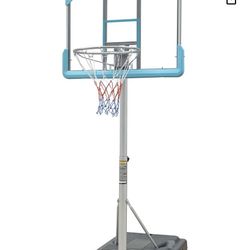 AOKUNG Teenagers Youth Height Adjustable 3.9fto 6.4ft Basketball Hoop 37” Indoor/Outdoor New In Box